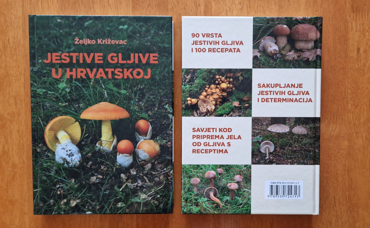Prodajem knjigu “Jestive gljive u Hrvatskoj”
