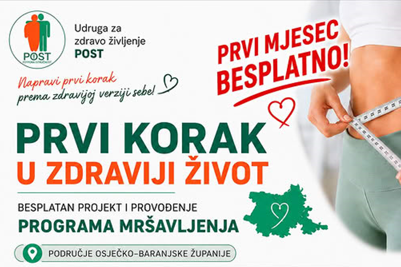 Poziv na uključivanje u projekt „PRVI KORAK“: BESPLATAN prvi mjesec programa POST