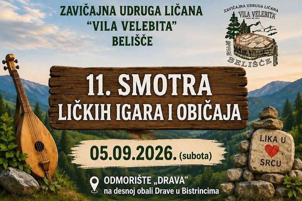 Kamena s ramena i bacanje potkove u cilj na Odmorištu Drava