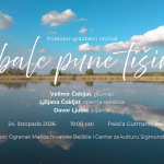 POETSKO-GLAZBENI RECITAL:Obale pune tišine                        