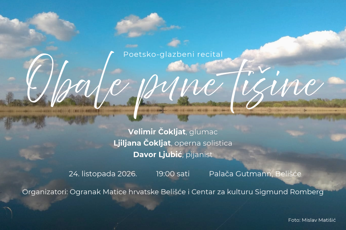 POETSKO-GLAZBENI RECITAL:Obale pune tišine                        
